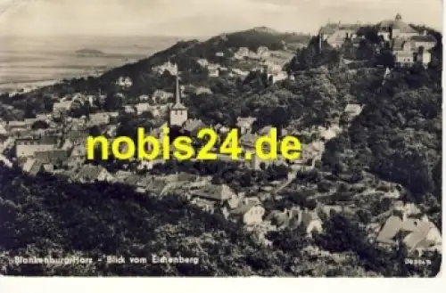 38889 Blankenburg Harz vom Eichenberg o 30.8.1958