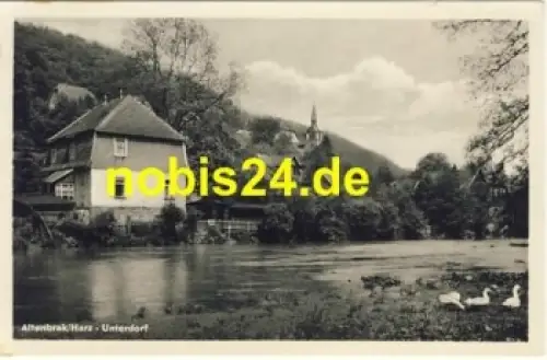 38889 Altenbrak Harz Unterdorf o ca.1958