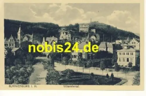 38889 Blankenburg Harz Villenviertel *ca.1930