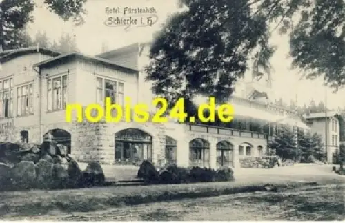38879 Schierke Hotel Fürstenhöh o ca.1905