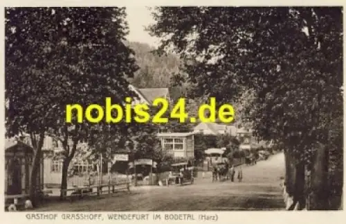 38889 Wendefurt Harz Gasthof Grasshoff   *ca.1930