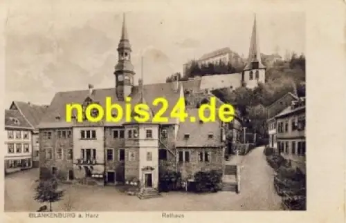 38889 Blankenburg Harz Rathaus o 25.1.1924