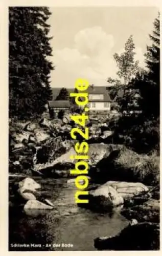 38879 Schierke Harz An der Bode o ca.1955