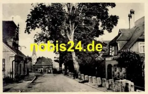 38879 Schierke Harz Strasse mit Kirche *ca.1955