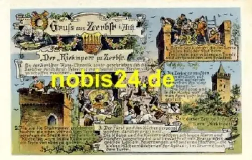 39261 Zerbst Künstlerkarte Kitsch *ca.1930