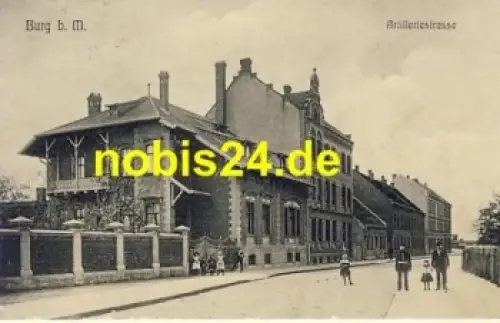 39288 Burg bei Magdeburg Artilleriestrasse o 2.11.1910