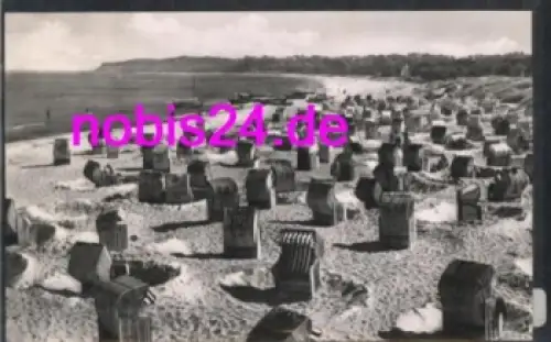 18586 Baabe Rügen Strandkörbe o 17.7.1964