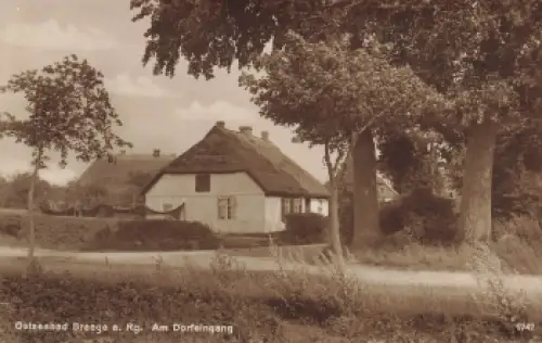 18556 Breege Rügen Haus am Dorfeingang o um 1925