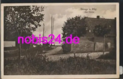 18556 Breege Rügen Am Hafen *ca.1920