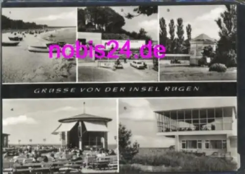 18546 Binz Göhren Sellin Baabe Mehrbildkarte  o 1978