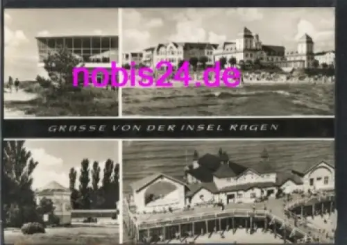 18586 Binz Baabe Sellin Göhren Mehrbildkarte o 1977