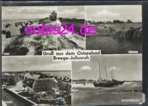 18556 Breege Rügen Mehrbildkarte o 1966