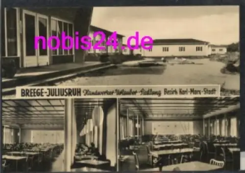 18556 Breege Rügen Handwerker Urlaubersiedlung * um 1969