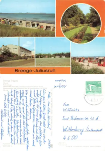 18556 Breege Juliusruh Rügen o 1987