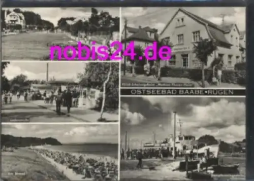 18586 Baabe Rügen Erholungsheim Schiff o 21.2.1968