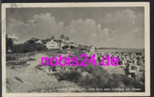 18609 Binz Rügen Clubhaus Dünen o ca.1955