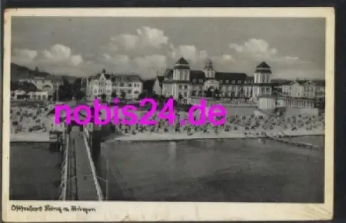 18609 Binz Kurhaus Strand o 8.6.1949