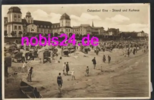 18609 Binz Kurhaus Strand o 29.7.1929