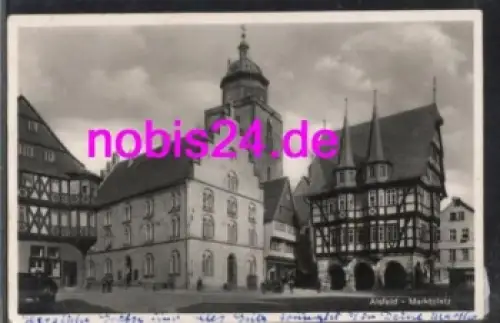 36304 Alsfeld Marktplatz o 23.1.1957