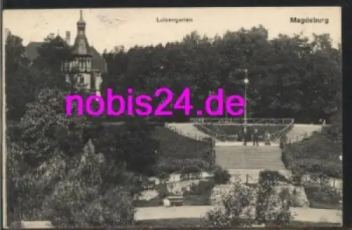 Magdeburg Luisengarten o 15.11.1914