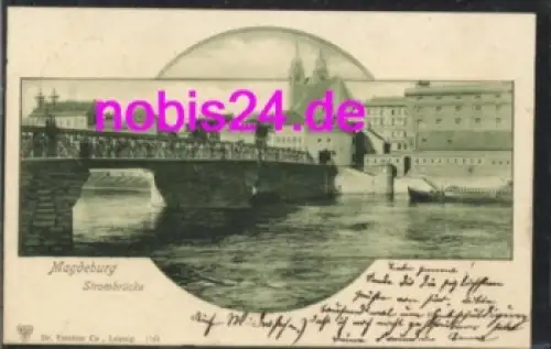 Magdeburg  Strombrücke o 28.2.1901