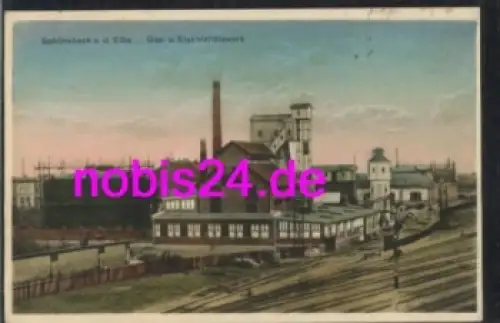 39218 Schönebeck Gas und Elektrizitätswerk o 1925