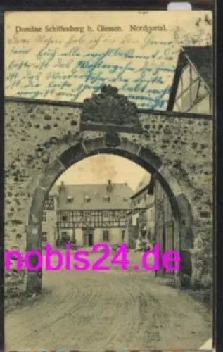 35390 Domäne Schiffenberg Giessen Portal o 1912