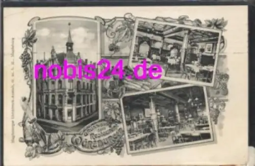 Magdeburg Gasthaus Würzburger o 30.4.1909