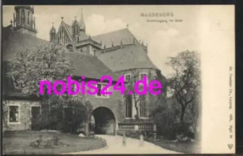 Magdeburg Kremtergang im Dom *ca.1910