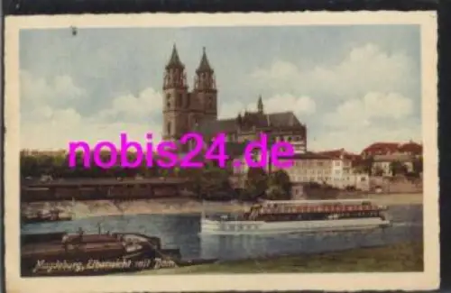 Magdeburg Elbansicht Dom o 1.6.1932