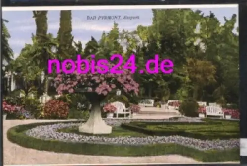 31812 Bad Pyrmont Kurparkanlagen *ca.1930