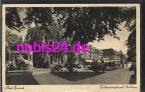 31812 Bad Pyrmont Erdbeertempel Kurhaus o 1942