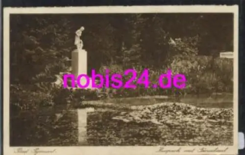 31812 Bad Pyrmont Kurpark Gänseliesel o 21.8.1927
