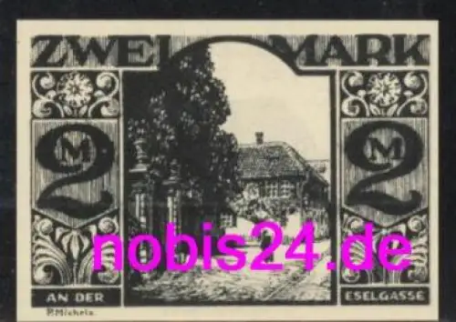 Paderborn Notgeld 2 Mark um 1921