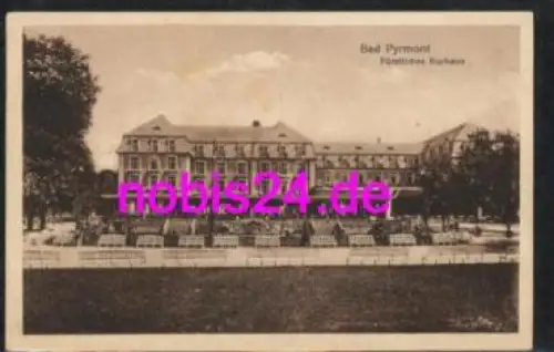 31812 Bad Pyrmont Fürstliches Kurhaus  *ca.1920