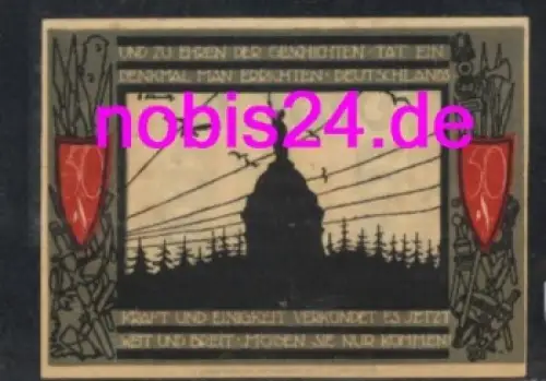 32700 Detmold Notgeld 50 Pfennige 1920