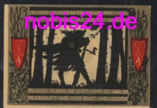 32756 Detmold Notgeld 50 Pfennige 1920