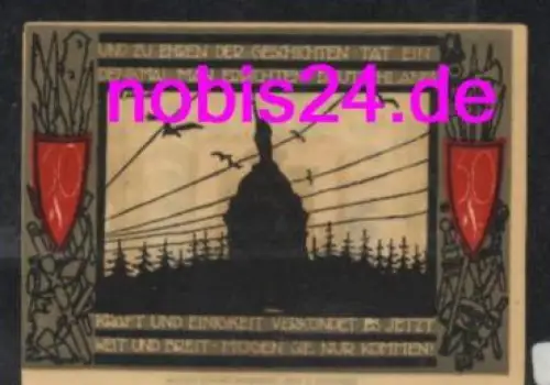 32756 Detmold Notgeld 50 Pfennige 1920