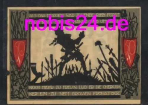 32756 Detmold Notgeld 50 Pfennige 1920