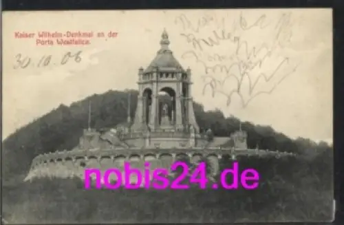 32457 Porta Westfalica Kaiser Wilhelm Denkmal o ca.1920