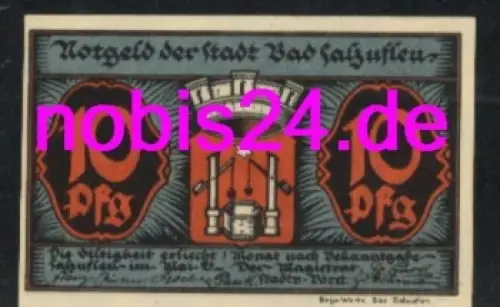 32108 Bad Salzuflen Notgeld 10 Pfennige um 1921