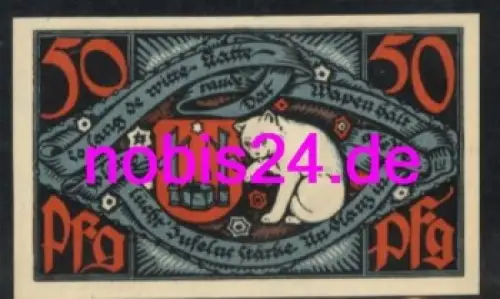 32108 Bad Salzuflen Notgeld 50 Pfennige um 1921