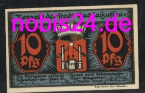 32108 Bad Salzuflen Notgeld 10 Pfennige