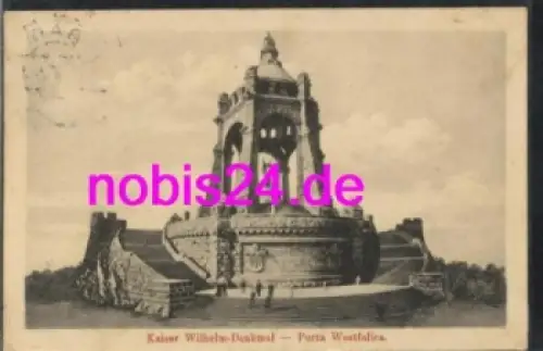 32457 Porta Westfalica Kaiser Wilhelm Denkmal o 1913