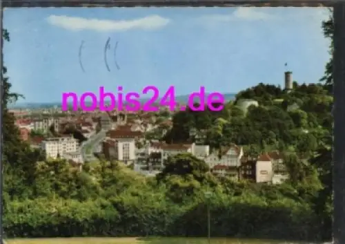 Bielefeld Blick zur Sparrenburg o 23.8.1967