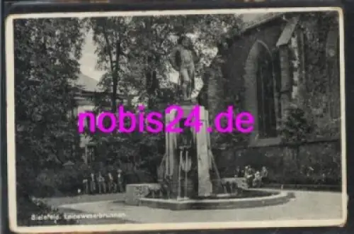 Bielefeld Leineweberbrunnen *ca.1950