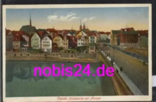 Kassel Fuldabrücke Altstadt  *ca.1920