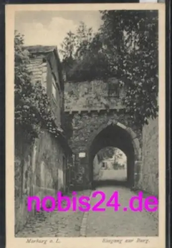 Marburg Lahn Burgeingang *ca.1920