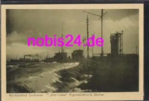 Cuxhaven Signalstation Alte Liebe *ca.1930