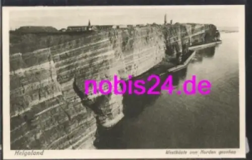 27498 Helgoland Westküste von Norden *ca.1940